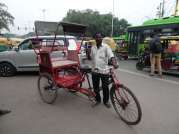 My Bicycle rickshaw driver through the markets